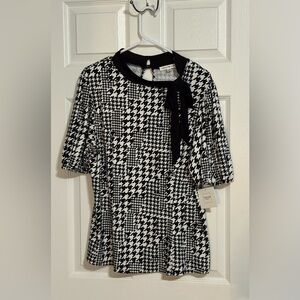 Perseption Concept Houndstooth Top - XL NWT